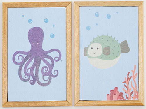 Under the Sea Picture Set A, 2 Pieces